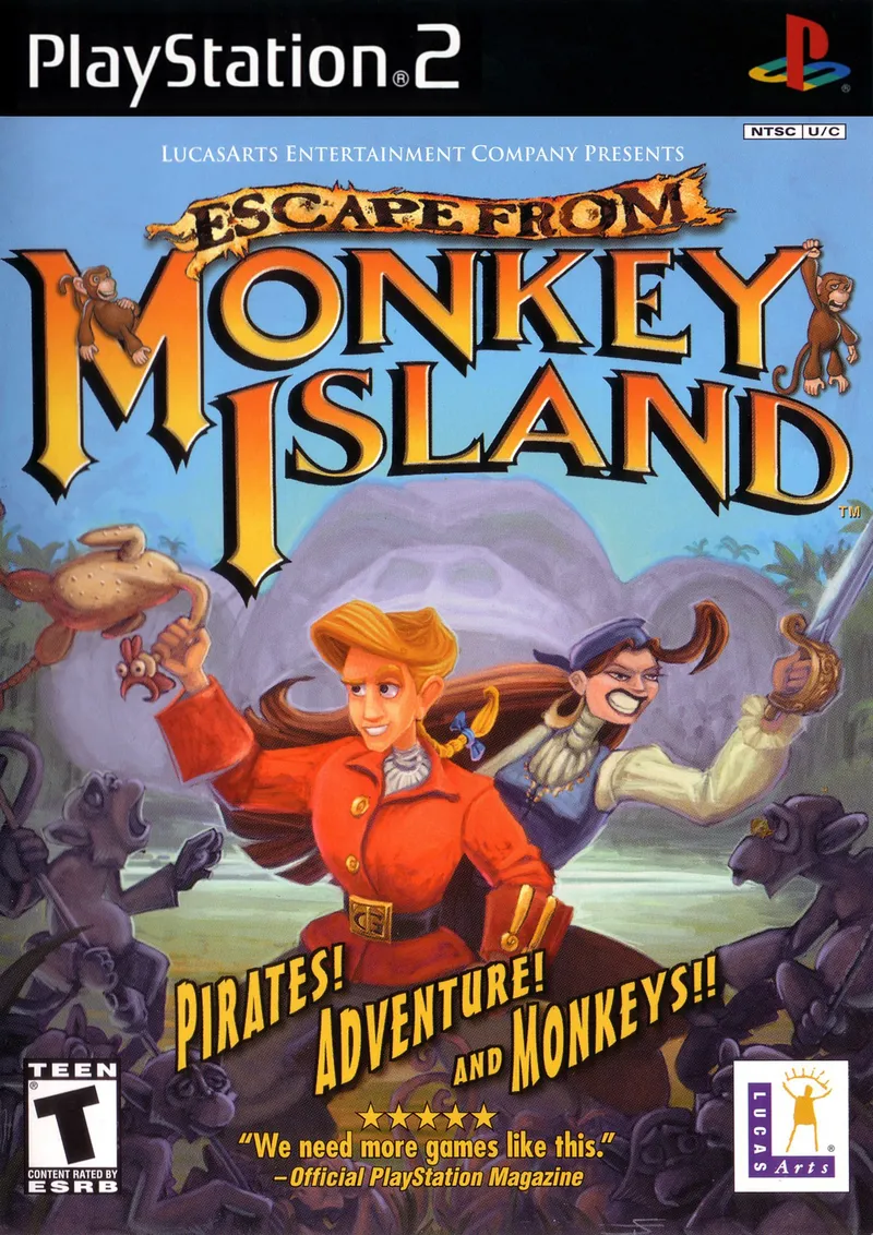 Backdrop artwork for Escape from Monkey Island