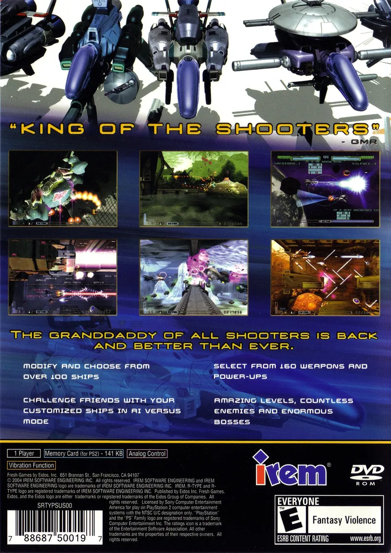 R-Type Final box back