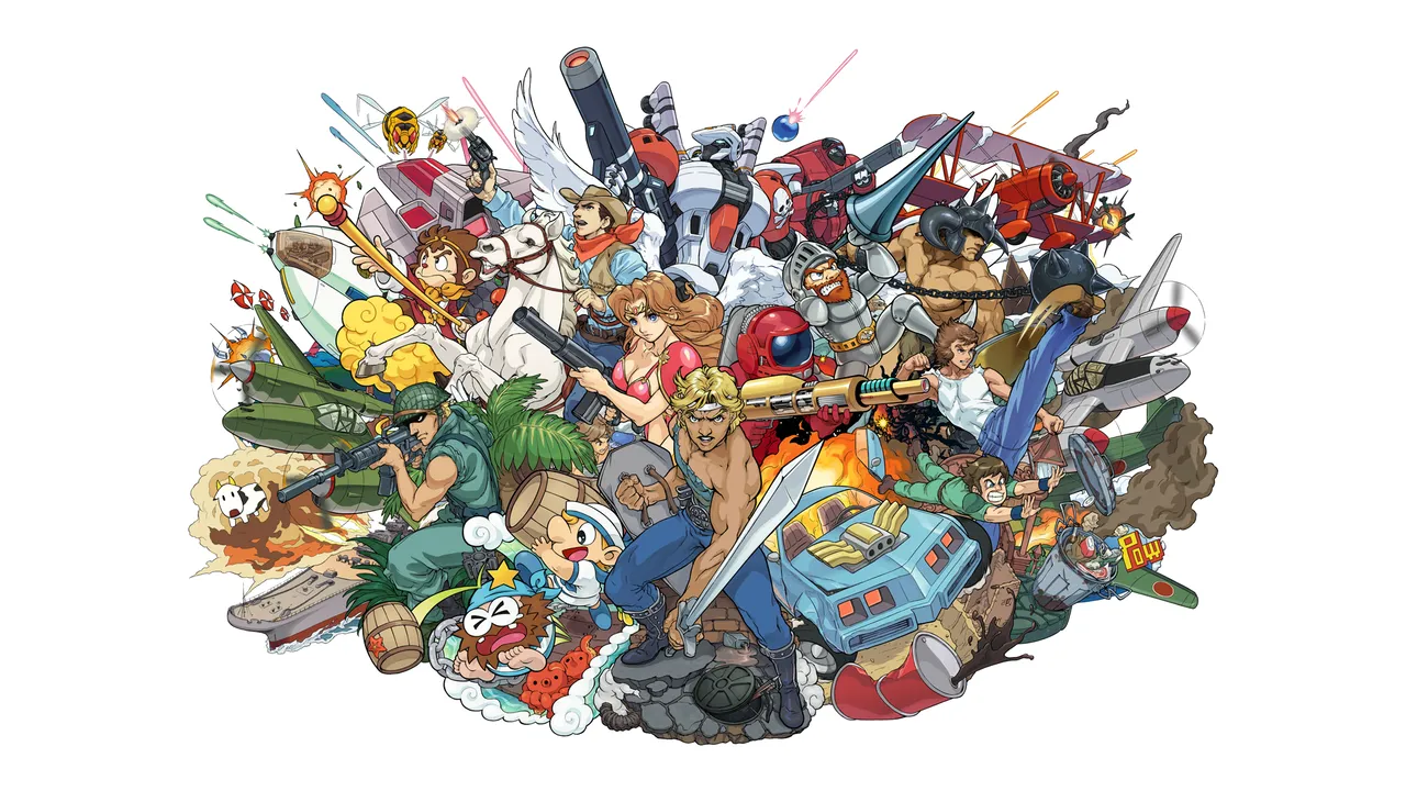 Backdrop artwork for Capcom Classics Collection Vol. 1