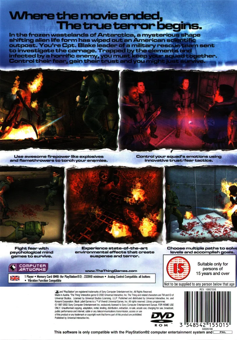 The Thing box back