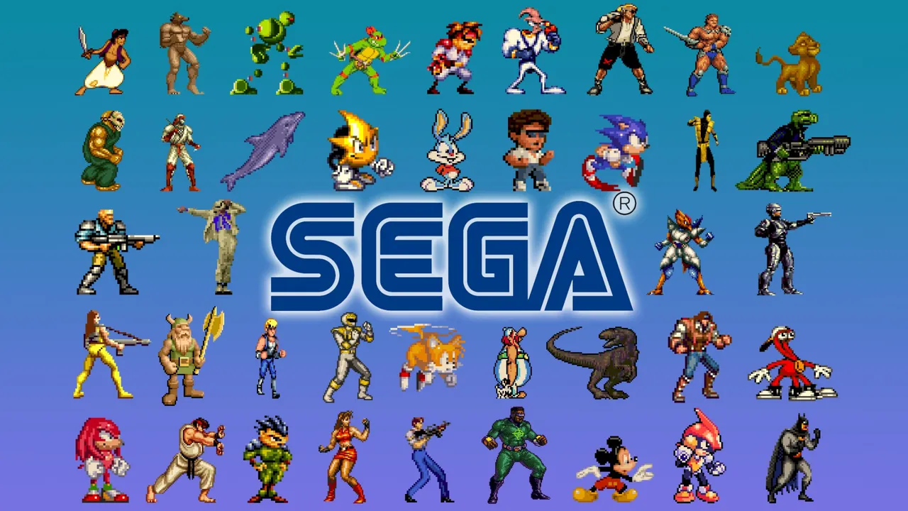 Backdrop artwork for Sega Superstars