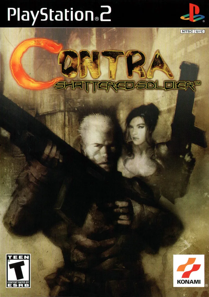 Contra: Shattered Soldier cover art for Sony Playstation 2