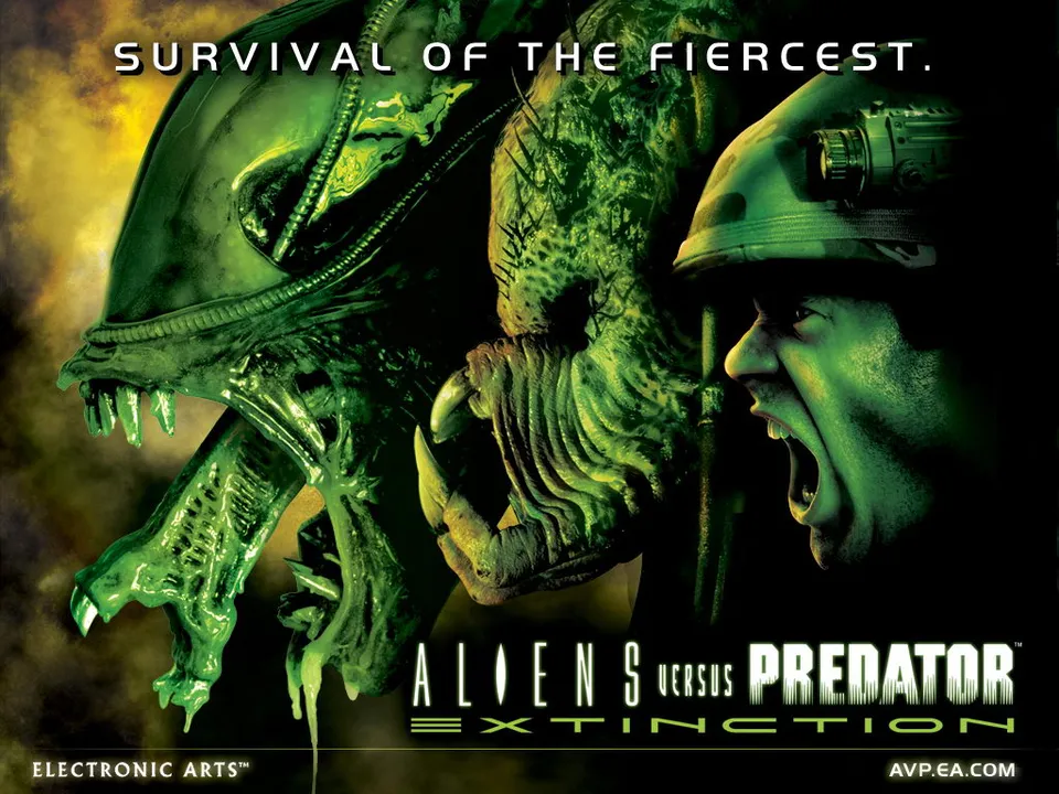 Backdrop artwork for Aliens Versus Predator: Extinction