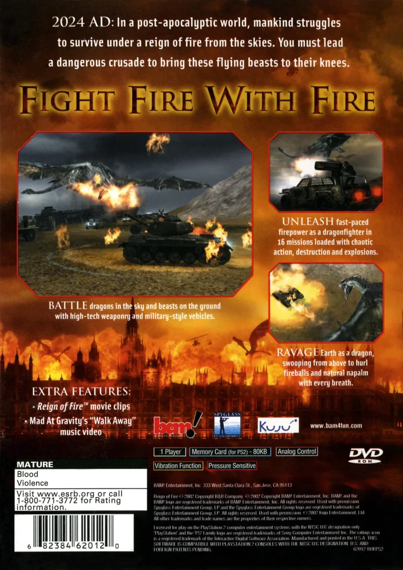 Reign of Fire box back
