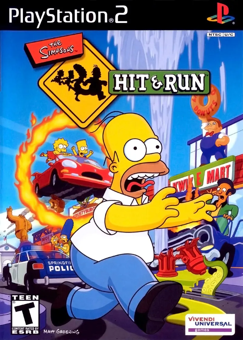 The Simpsons: Hit & Run box art
