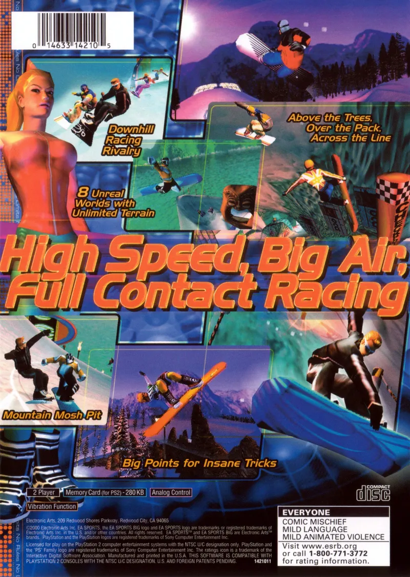 SSX box back