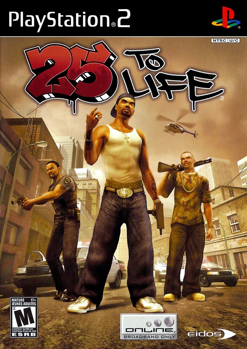 25 To Life cover art for Sony Playstation 2
