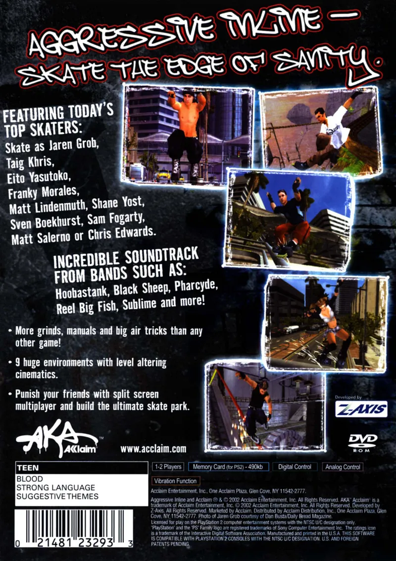 Aggressive Inline box back