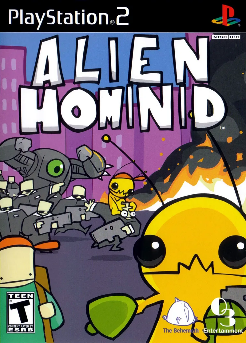 Alien Hominid cover art for Sony Playstation 2