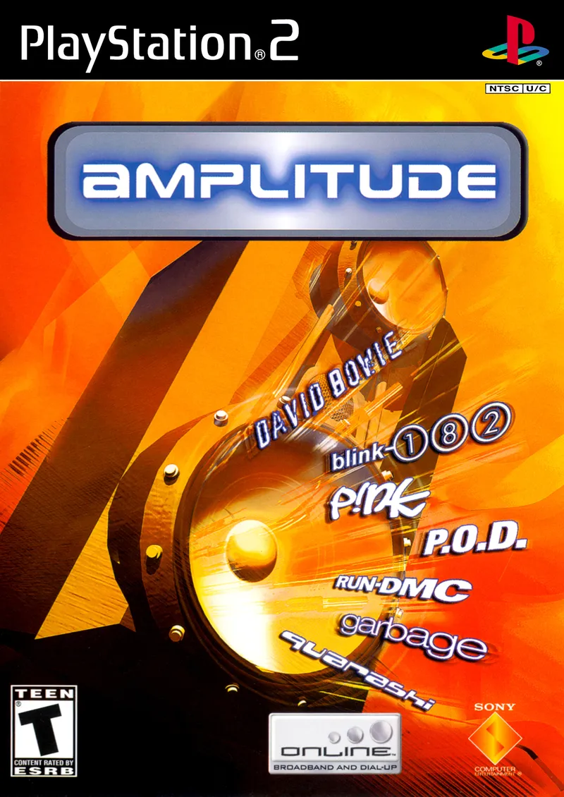 Amplitude cover art for Sony Playstation 2