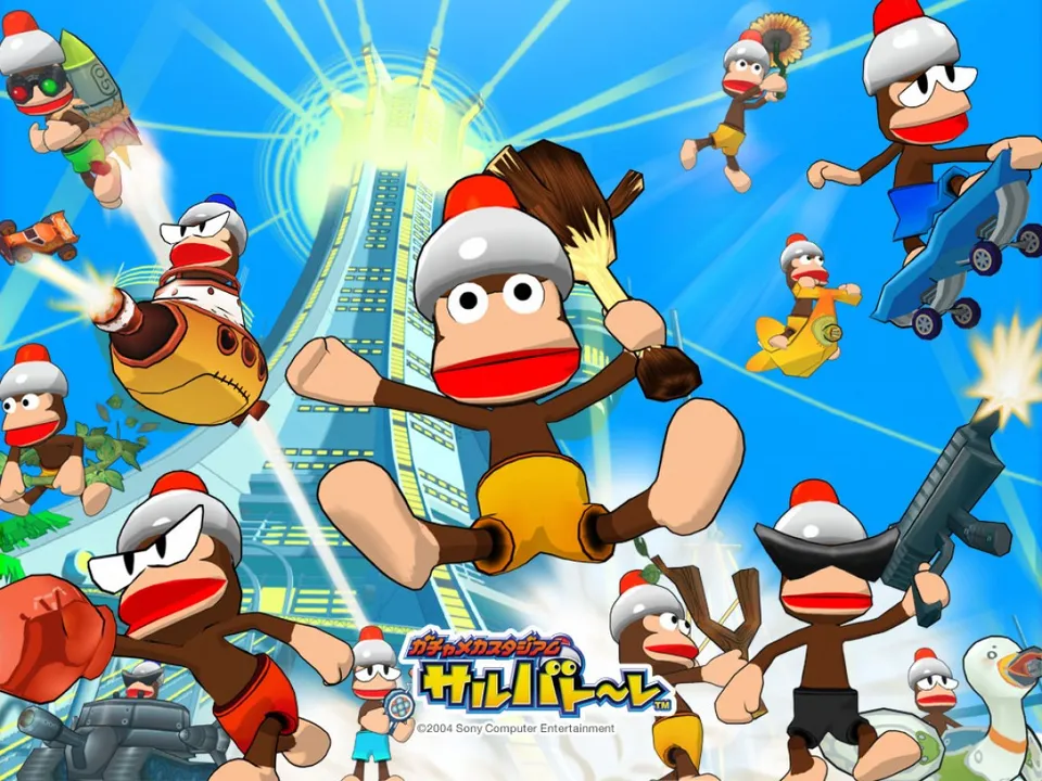 Backdrop artwork for Ape Escape: Pumped & Primed