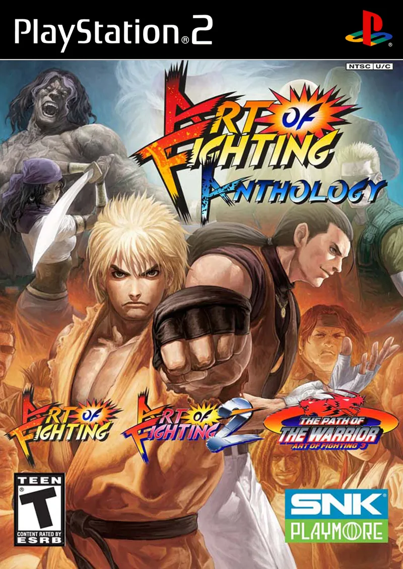 Art of Fighting Anthology cover art for Sony Playstation 2
