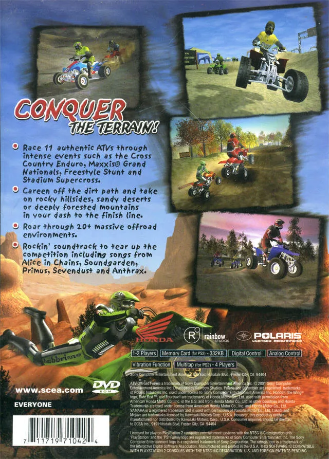 ATV Offroad Fury box back