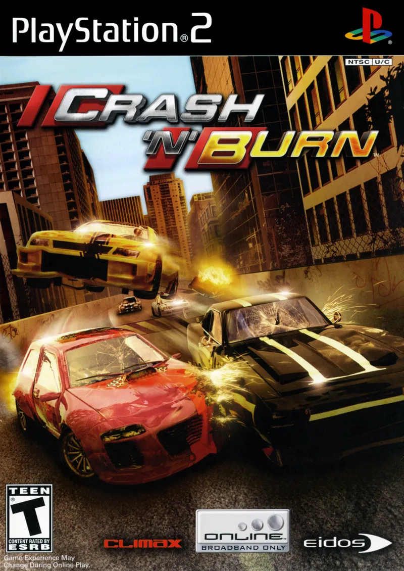 Crash 'N' Burn box art