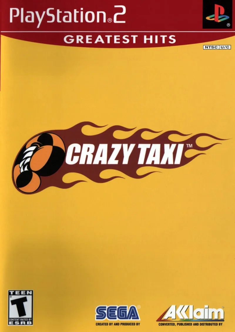 Crazy Taxi box art