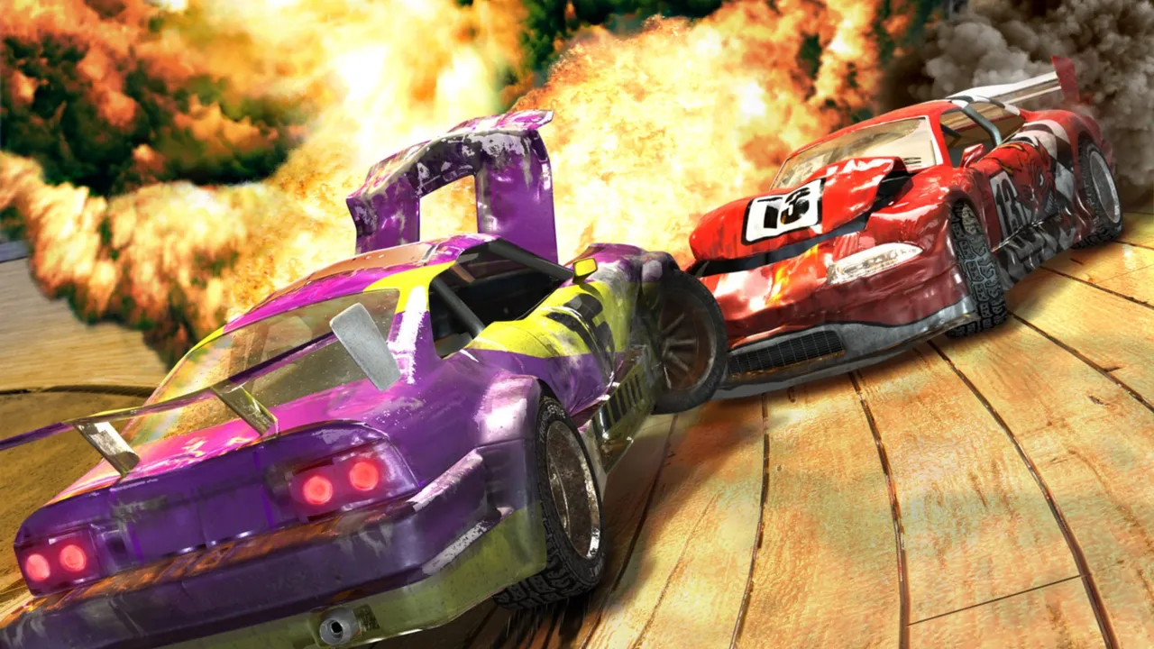 Backdrop artwork for Destruction Derby: Arenas