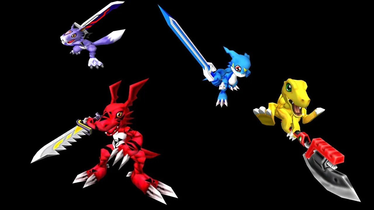 Backdrop artwork for Digimon World 4