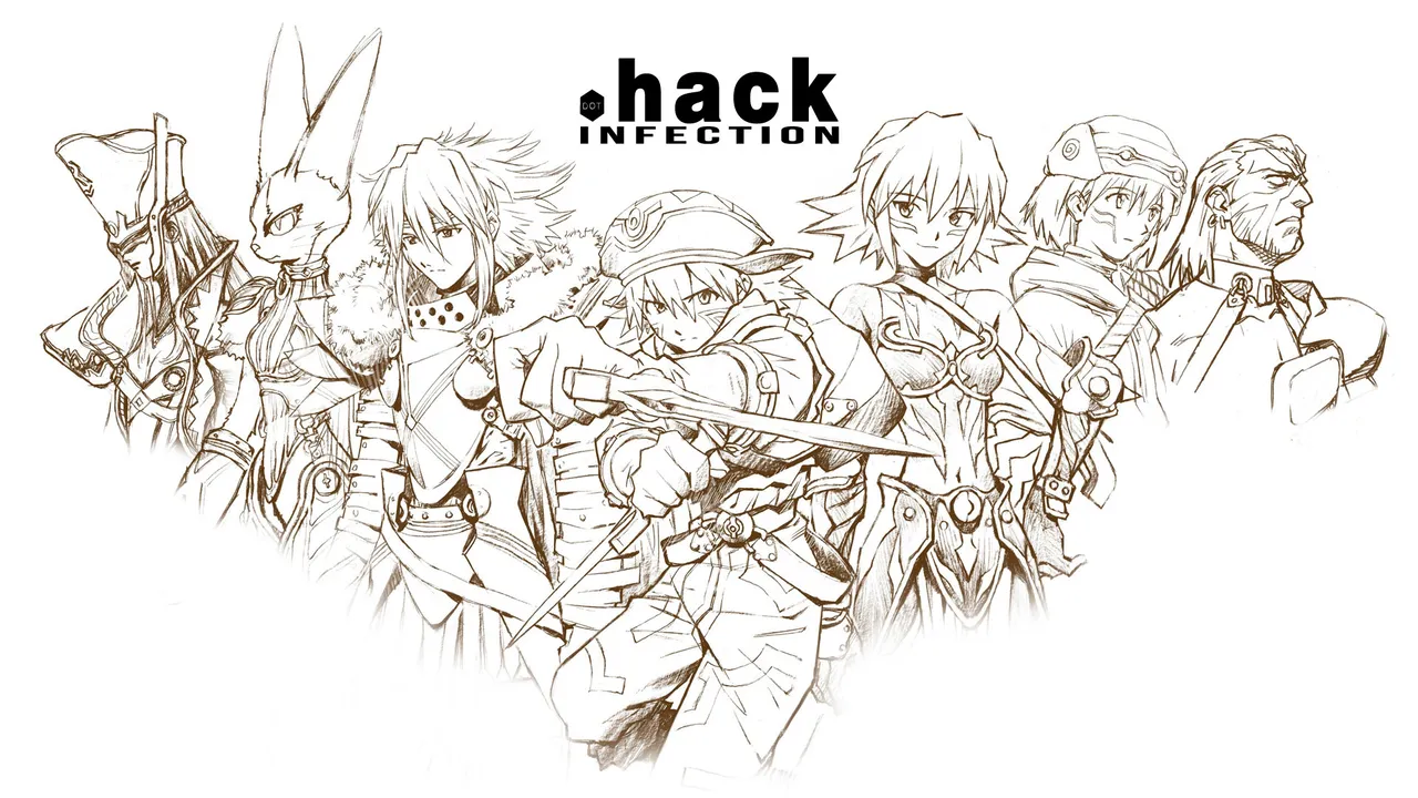 Backdrop artwork for .hack//Infection