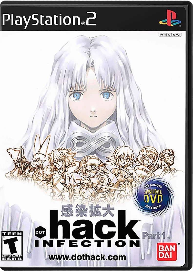.hack//Infection cover art for Sony Playstation 2