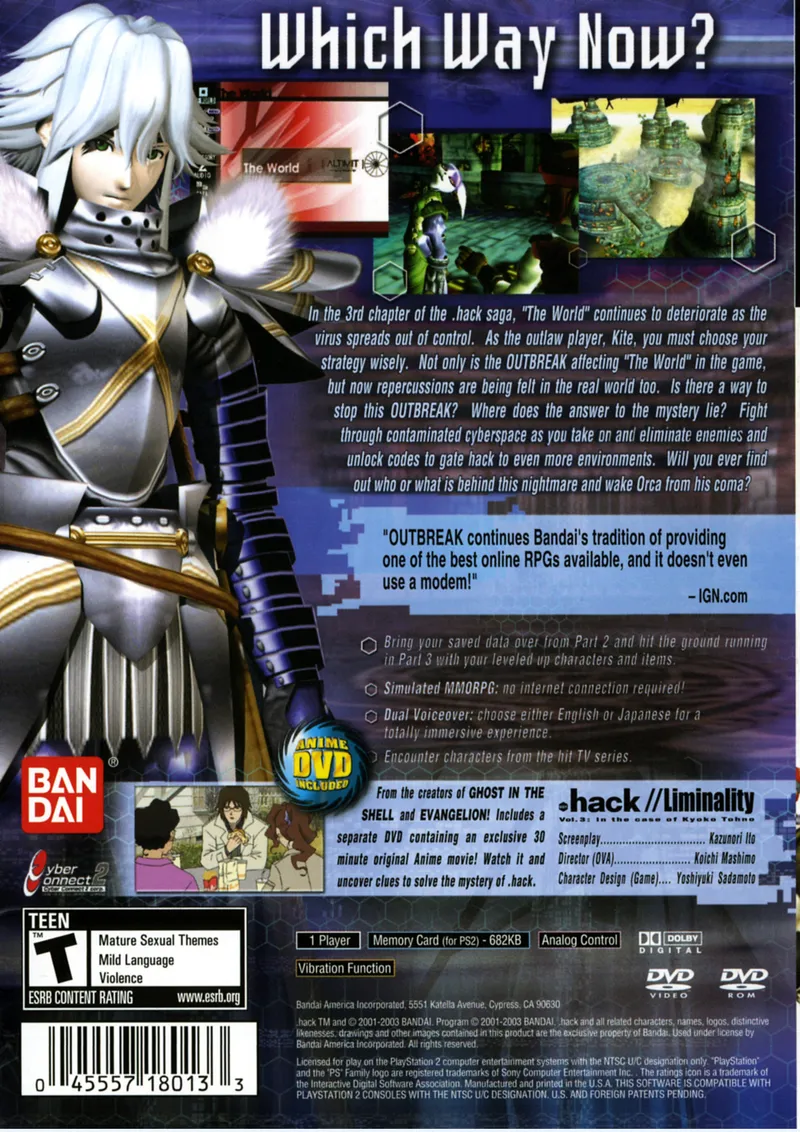 .hack//Outbreak box back