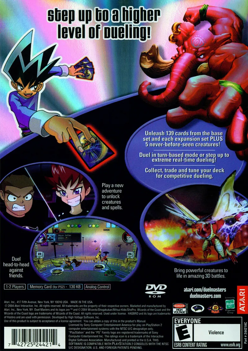 Duel Masters box back