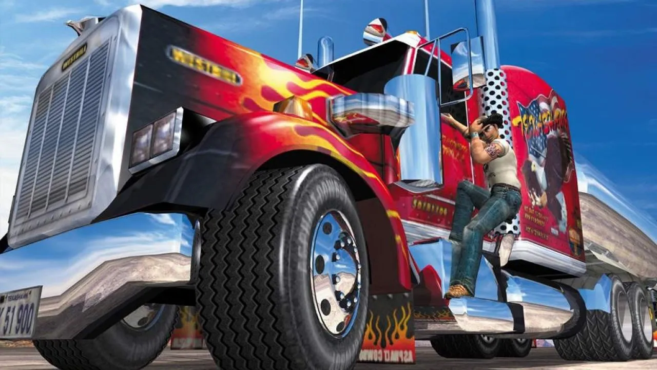 Backdrop artwork for 18 Wheeler: American Pro Trucker