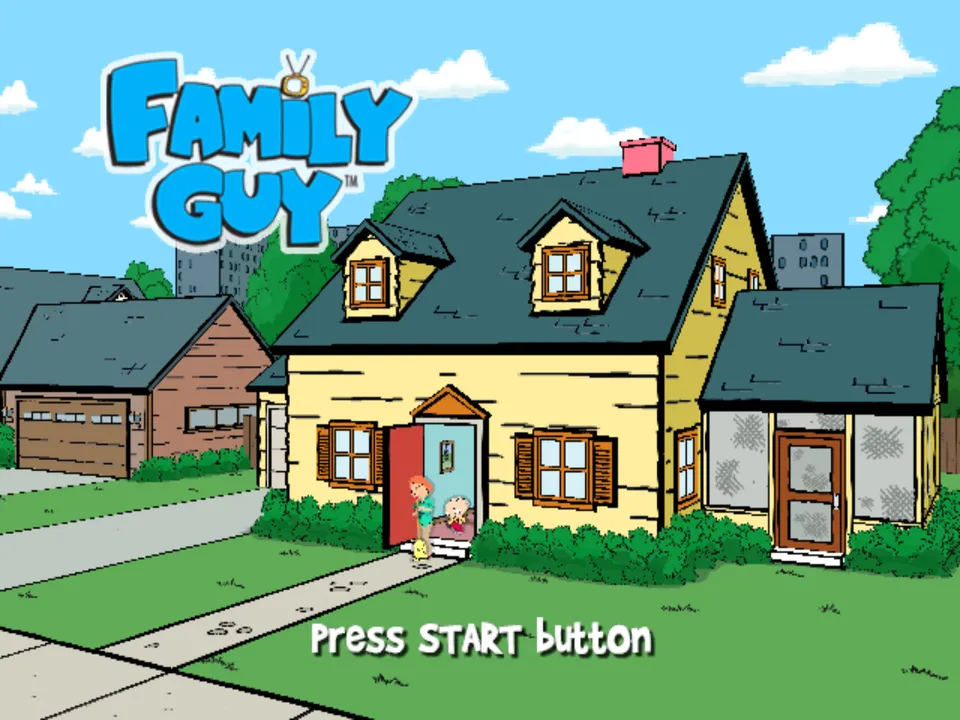 Backdrop artwork for Family Guy Video Game!
