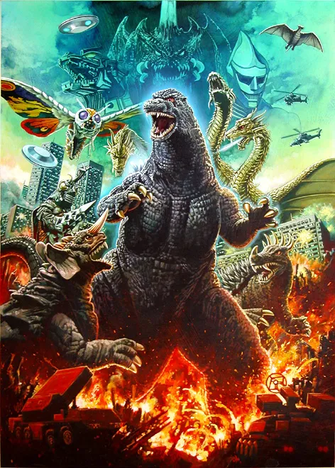 Backdrop artwork for Godzilla: Save the Earth