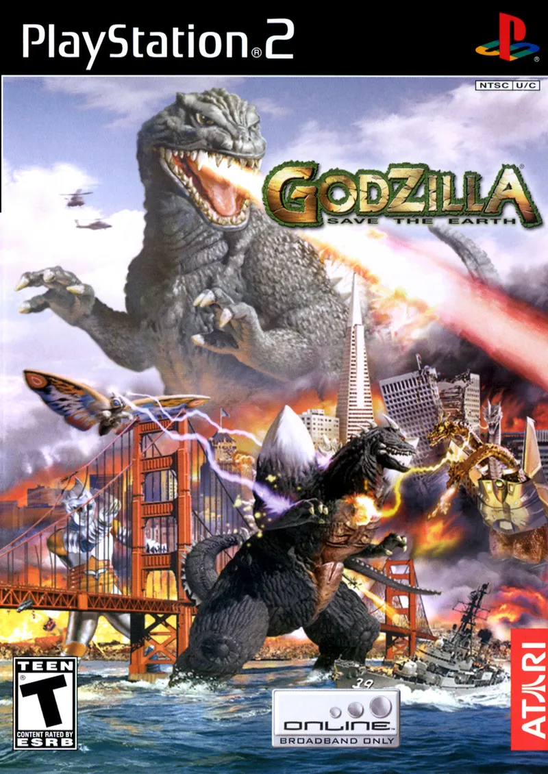 Godzilla: Save the Earth box art