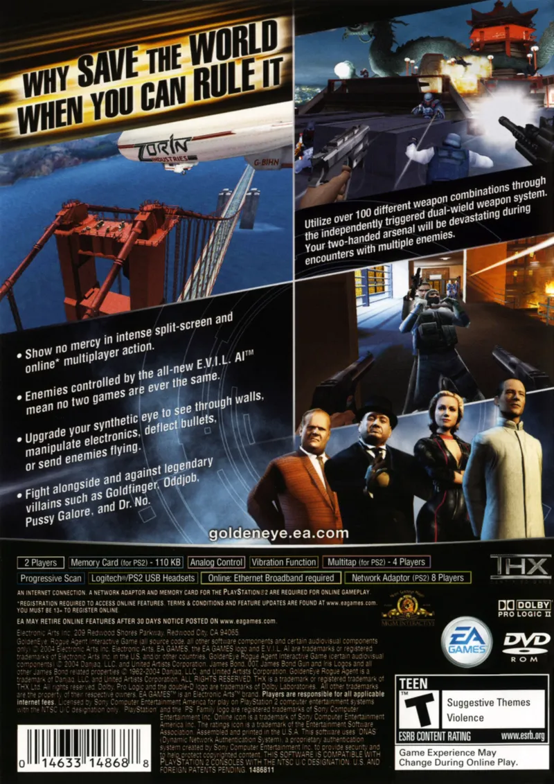 GoldenEye: Rogue Agent box back