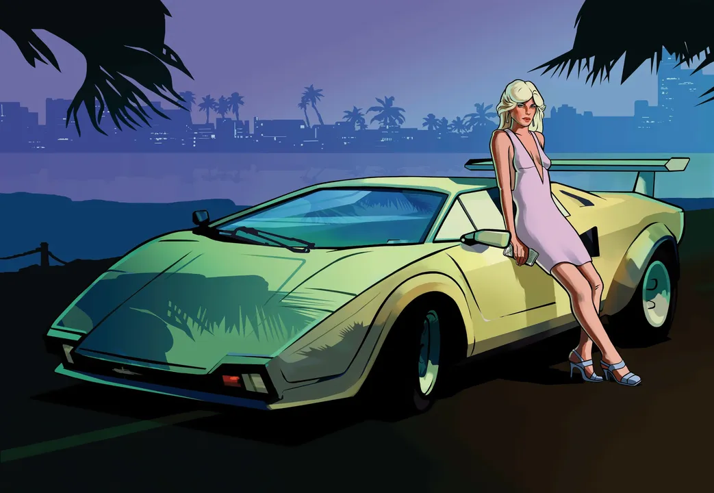 Backdrop artwork for Grand Theft Auto: Vice City Stories