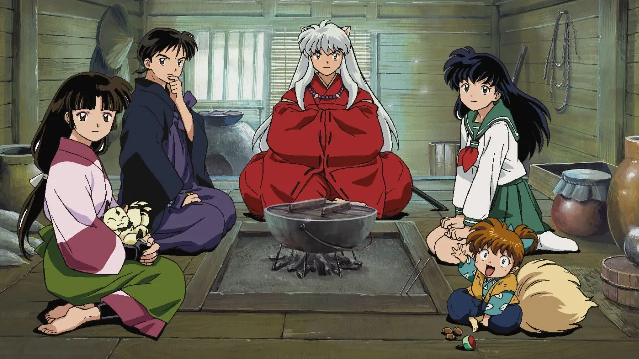 Backdrop artwork for InuYasha: The Secret of the Cursed Mask