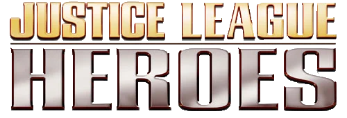 Justice League Heroes logo