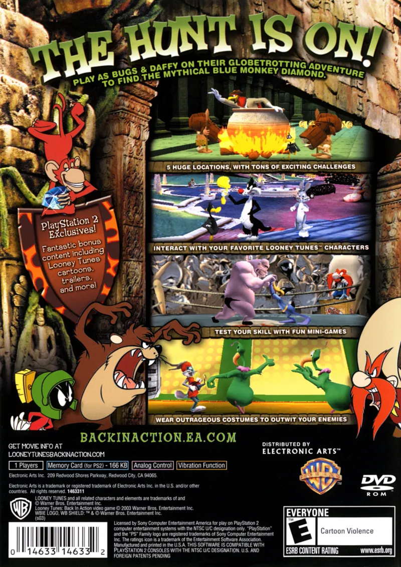 Looney Tunes: Back in Action box back