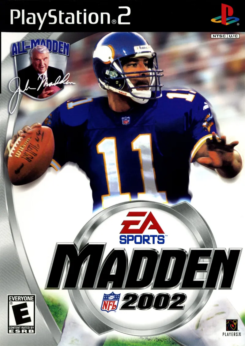 Madden NFL 2002 box art