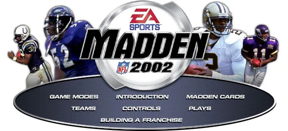 Madden NFL 2002 screenshot