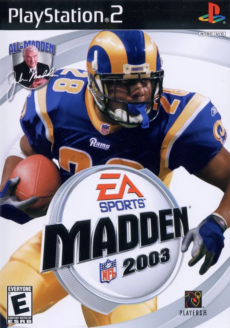 Madden NFL 2003 box art