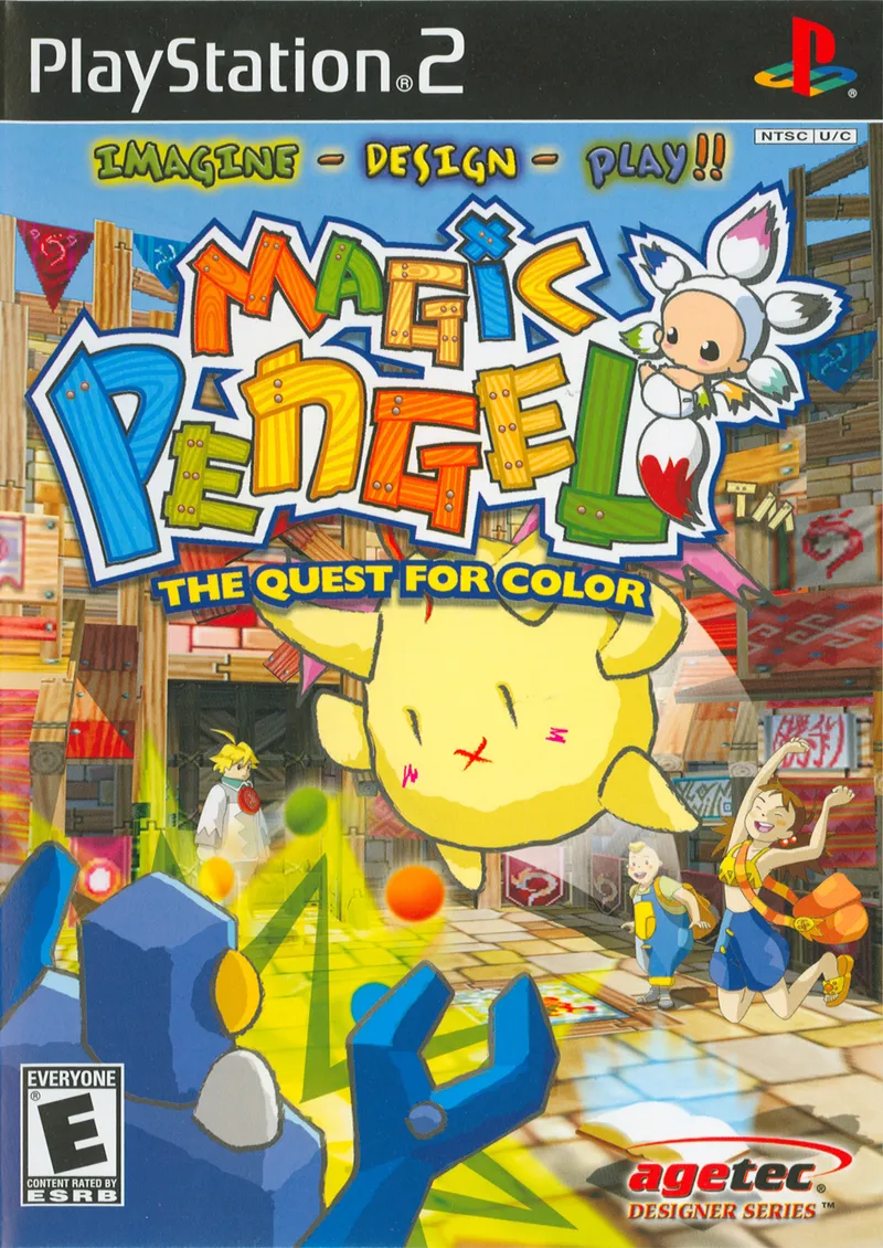 Magic Pengel: The Quest for Color cover art for Sony Playstation 2