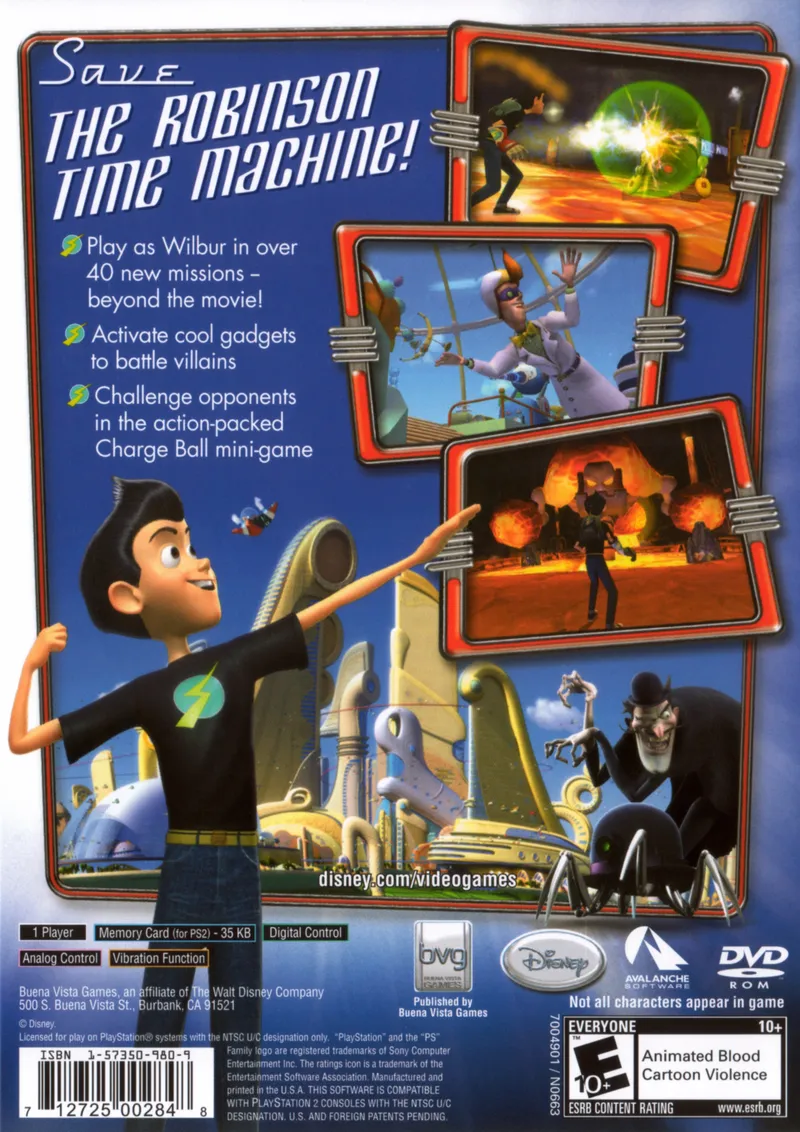 Meet the Robinsons box back