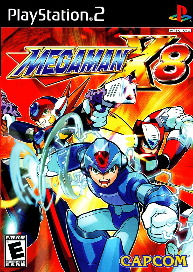 Mega Man X8 cover art for Sony Playstation 2