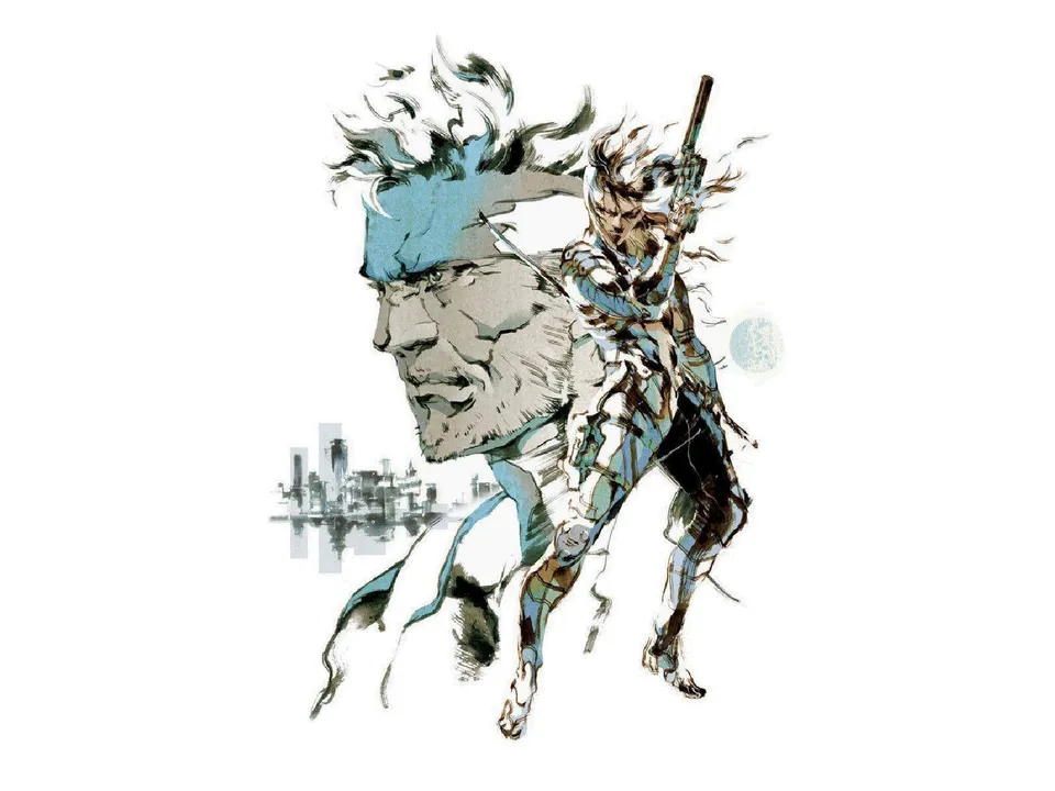 Backdrop artwork for Metal Gear Solid 2: Substance