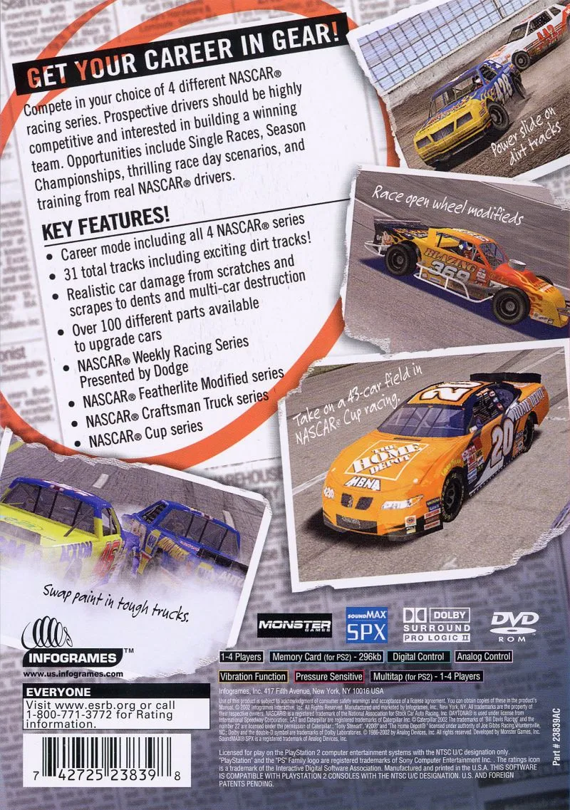 NASCAR: Dirt to Daytona box back