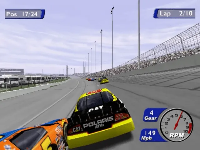 Backdrop artwork for NASCAR Heat 2002