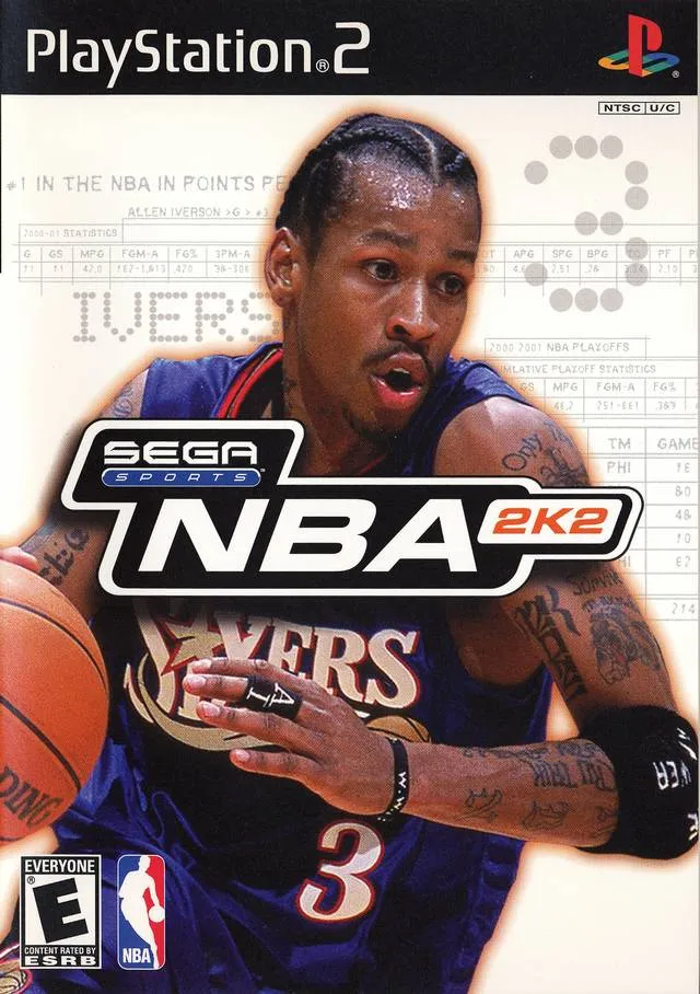 NBA 2K2 box art