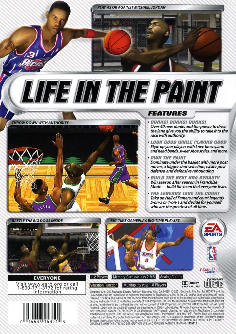 NBA Live 2002 box back