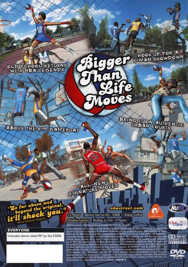 NBA Street Vol. 2 box back