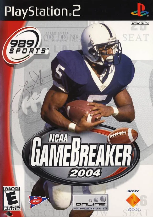 Backdrop artwork for NCAA Gamebreaker 2004