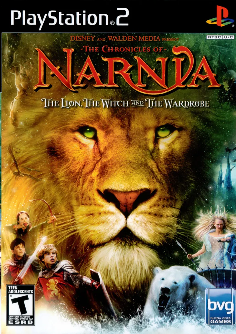 The Chronicles of Narnia: The Lion, the Witch and the Wardrobe cover art for Sony Playstation 2