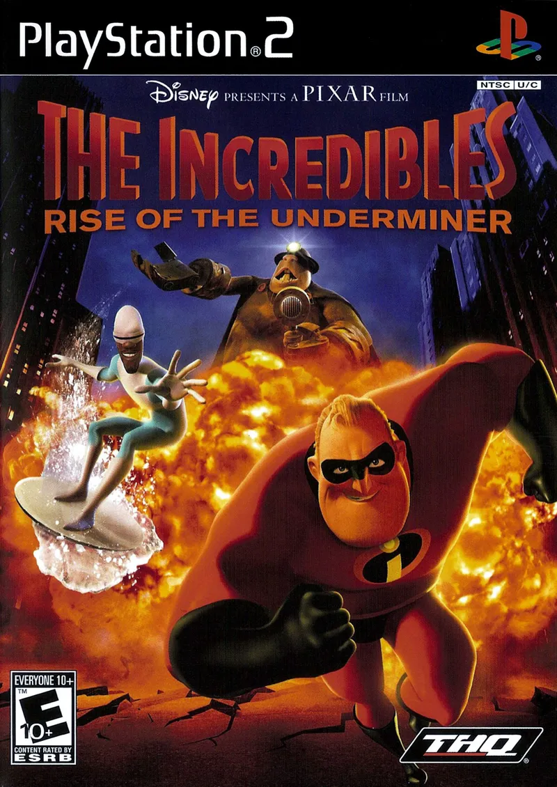 The Incredibles: Rise of the Underminer box art