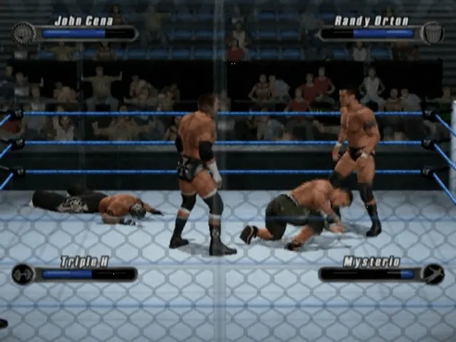 Backdrop artwork for WWE SmackDown vs. Raw 2008